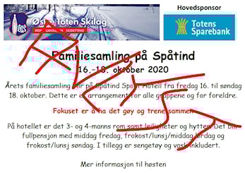 AVLYST - Familiesamling til Spåtind